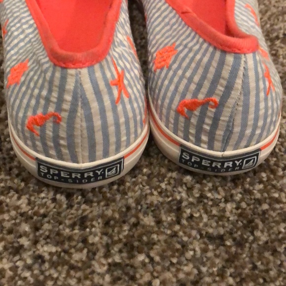 Sperry Top Sider Seersucker Shoes - Picture 2 of 3